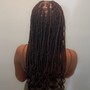 Medium knotless Braids