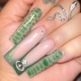 3-D Nail Art 2 nails