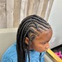 Kid's Braids two ponytail