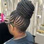 Natural hair braids