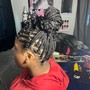 Tribal Braids w/ Curls