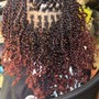 Small knotless box braids