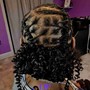 Extended 2 strand twist (mid back or shorter)