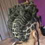 Extended 2 strand twist (mid back or shorter)