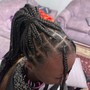 2 large feed in Cornrows