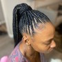 Medium Feed-in braid styles