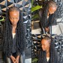 Short boho knotless Braids