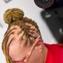 Loc Retwist short hair and style