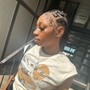 Feedin braids ponytail