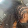 Straight back feed in Stitch Braids (8-10)