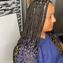 Takedown box braids and knotless