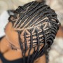 Regular Feed-in Cornrows