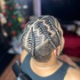 Partial Sew In/ half feed in braids