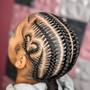 Large Knotless Braids