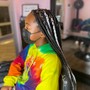 Large Knotless Braids