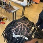 Dread retwist and style