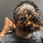 Starter locs/on short