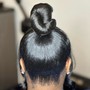 Top knot bun