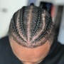 Men styled braids