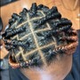 Large Knotless Box Braids