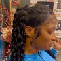 Frontal lace wig install