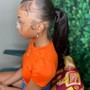 Frontal ponytail