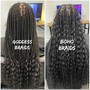 Goddess knotless Braids