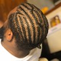 Male freestyle braids