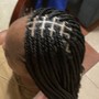 Men cornrows