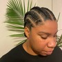 BUTTERFLY BOHO CORNROWS