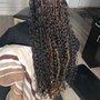 Med Bohemian box braids