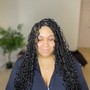 French Curls knotless Medium size