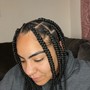 Large Knotless Braids