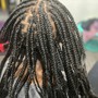 Large Knotless Braids