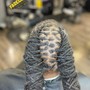 Adult Loc Retwist With Barrel Twist