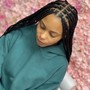 Medium Knotless/ Box Braids