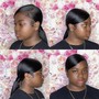 Weave Ponytail (Swoop Bang)