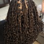 Boho Braids (medium- mid back)