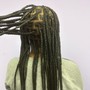 Jumbo mid back knotless braids