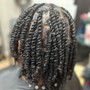 Braiding hair soak