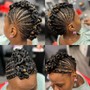 Kid's Cornrow style- extensions