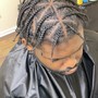 Freestyle cornrows