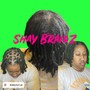 Retwist with Style (Ear to shoulder length)