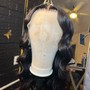 360 lace wig install + customization