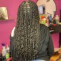 Boho/goddess Knotless box braids