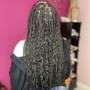 Boho/goddess Knotless box braids