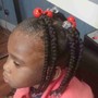 Kid's Large Knotless Braids