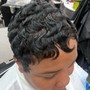 #Relaxer retouch /only the roots