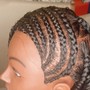 Women's braid ponytail