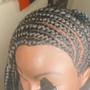 Women's braid’s cornrows